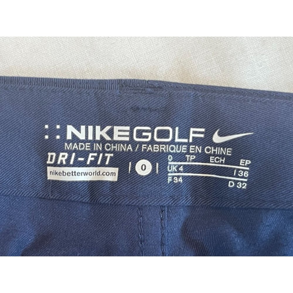 Nike Golf Womens Jeans Skinny Leg Mid Rise Dri Fit Stretch Navy Blue Size 0 - Picture 8 of 11